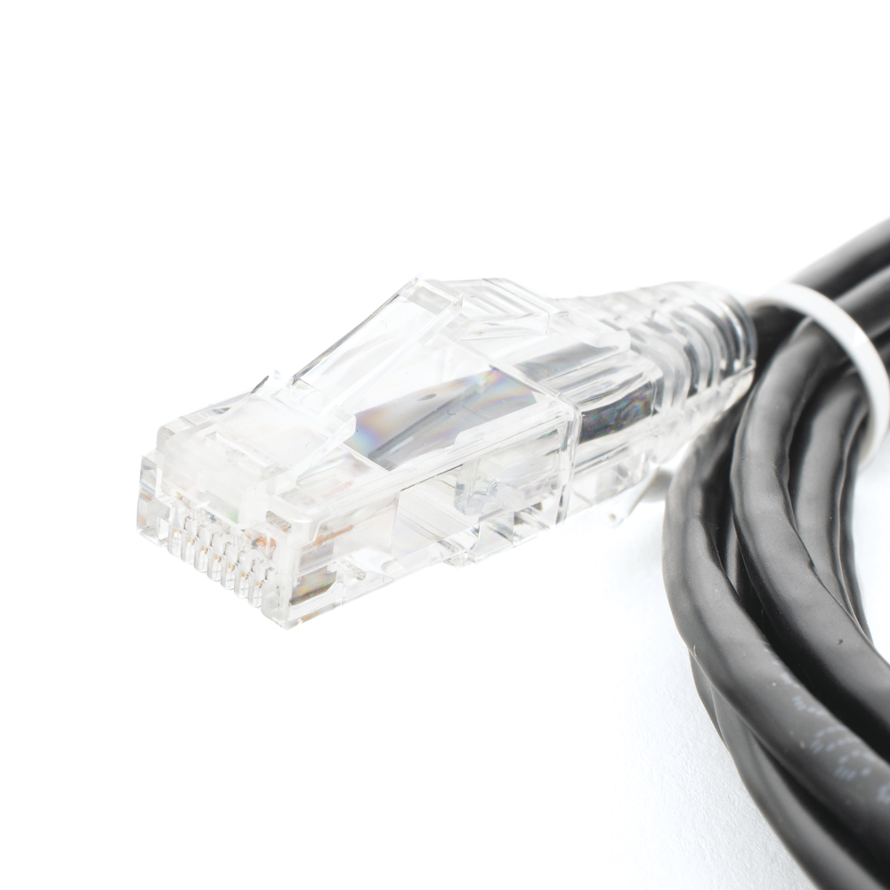 Cable de Parcheo Slim UTP Cat6 - 1.5 Metros (4.92 Pies) Negro Diámetro Reducido (28 AWG) - Imagen 5