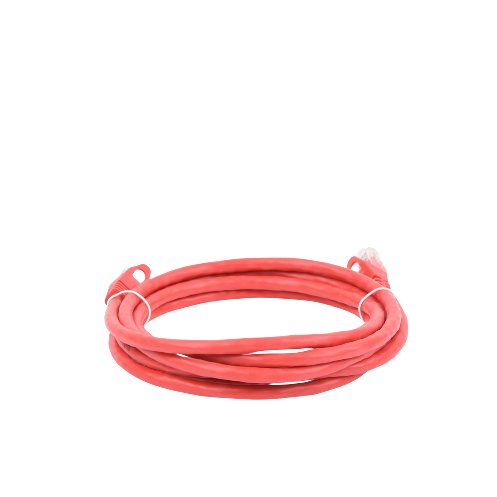 Cable de Parcheo UTP Cat6 - 2 Metros (6.56 Pies) - Rojo - Imagen 3