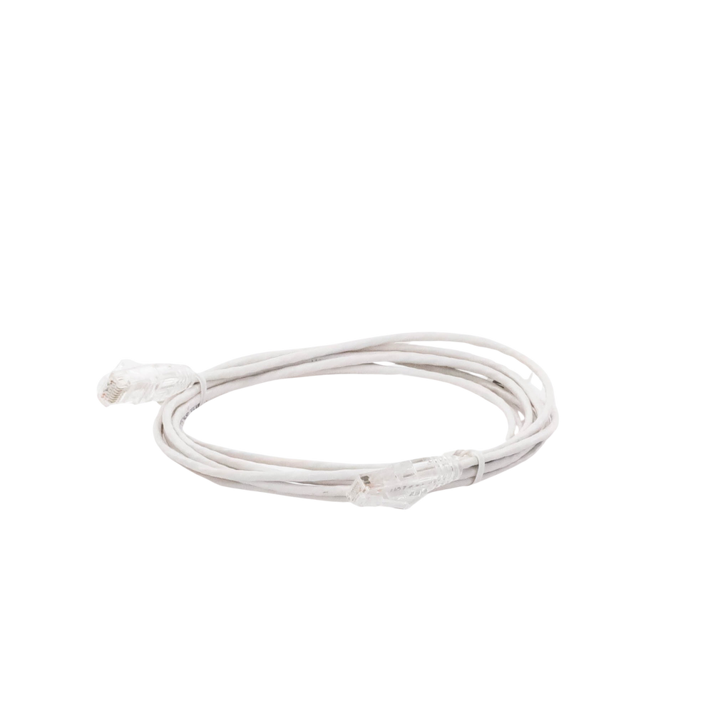 Cable de Parcheo Slim UTP Cat6 - 3 Metros (9.84 Pies) Blanco Diámetro Reducido (28 AWG) - Imagen 5