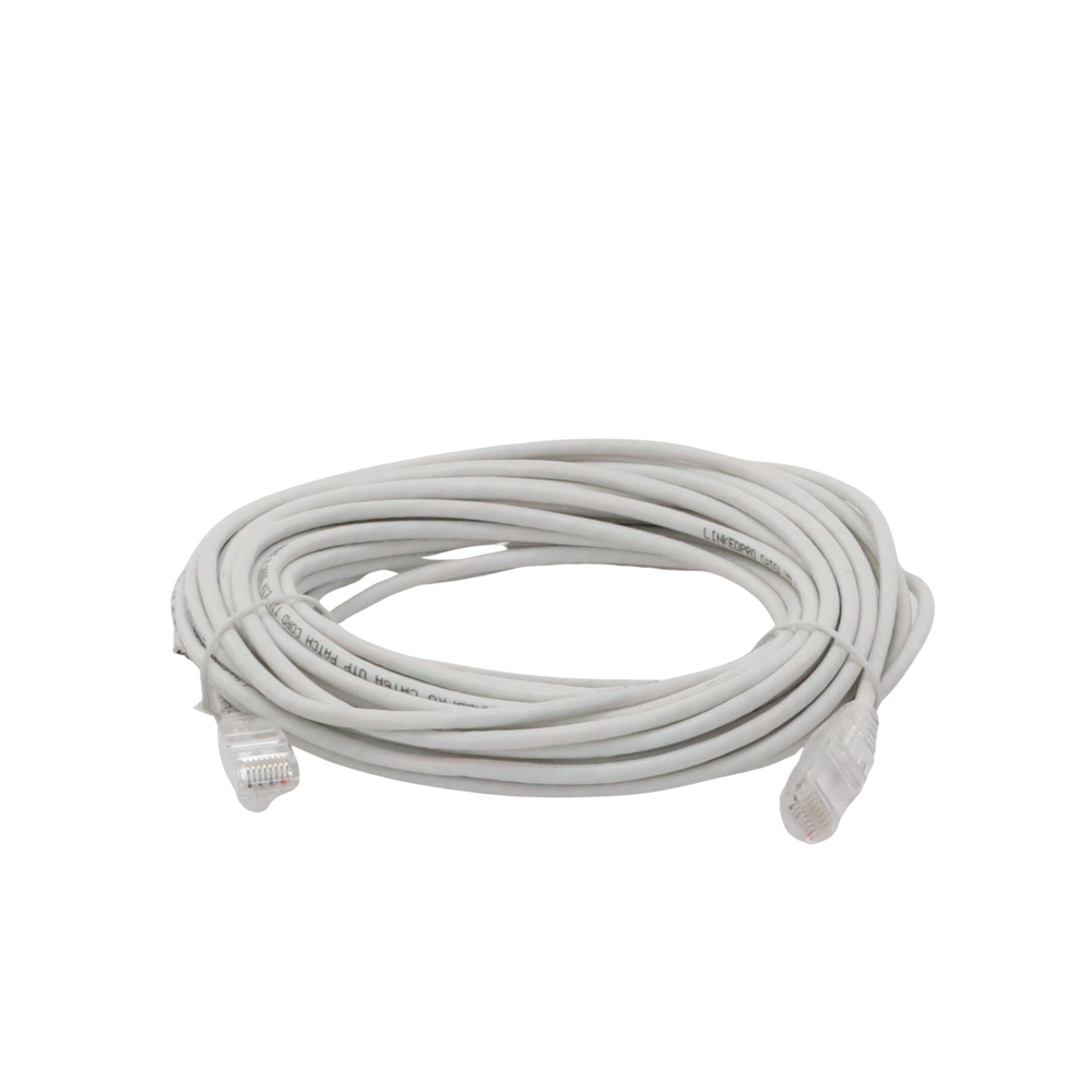 Cable de Parcheo Slim UTP Cat6A - 1 Metro (3.28 Pies) Blanco, Diámetro Reducido (28 AWG) - Imagen 2