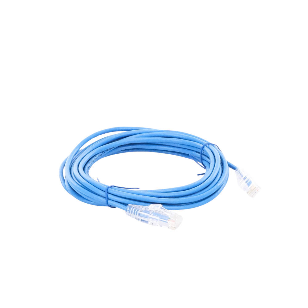 Cable de Parcheo Slim UTP Cat6A - 3 Metros (9.84 Pies) Azul, Diámetro Reducido (28 AWG) - Imagen 5