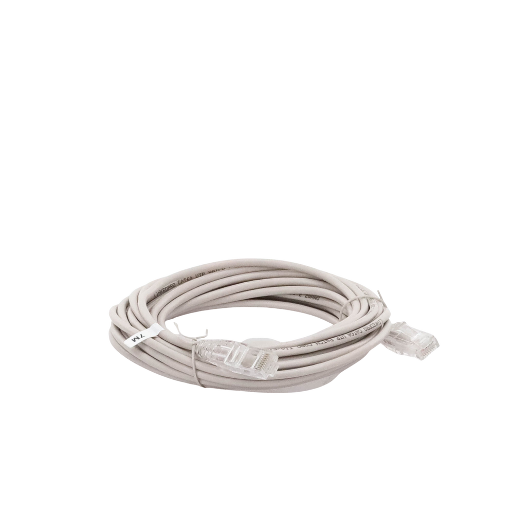 Cable de Parcheo Slim UTP Cat6A - 7 Metros (22.97 Pies) Gris, Diámetro Reducido (28 AWG) - Imagen 4