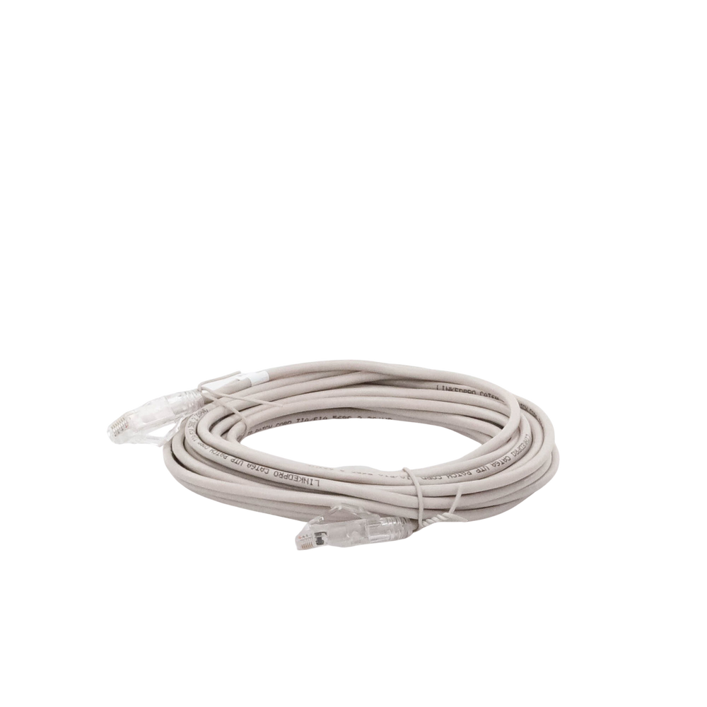 Cable de Parcheo Slim UTP Cat6A - 7 Metros (22.97 Pies) Gris, Diámetro Reducido (28 AWG) - Imagen 5