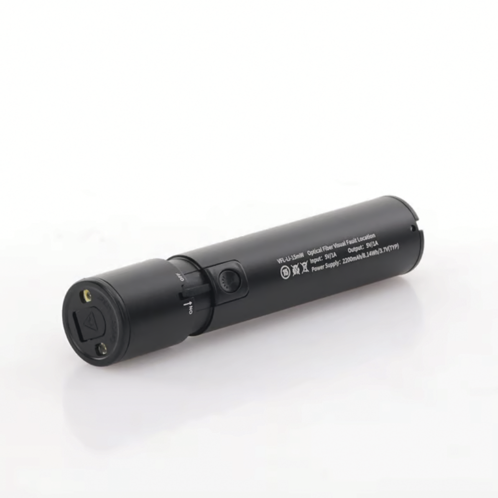 Localizador Visual de Fallos (VFL) / Para Conectores SC, FC, ST / Hasta 8-10 km de Distancia / Recargable por Puerto USB - Imagen 3
