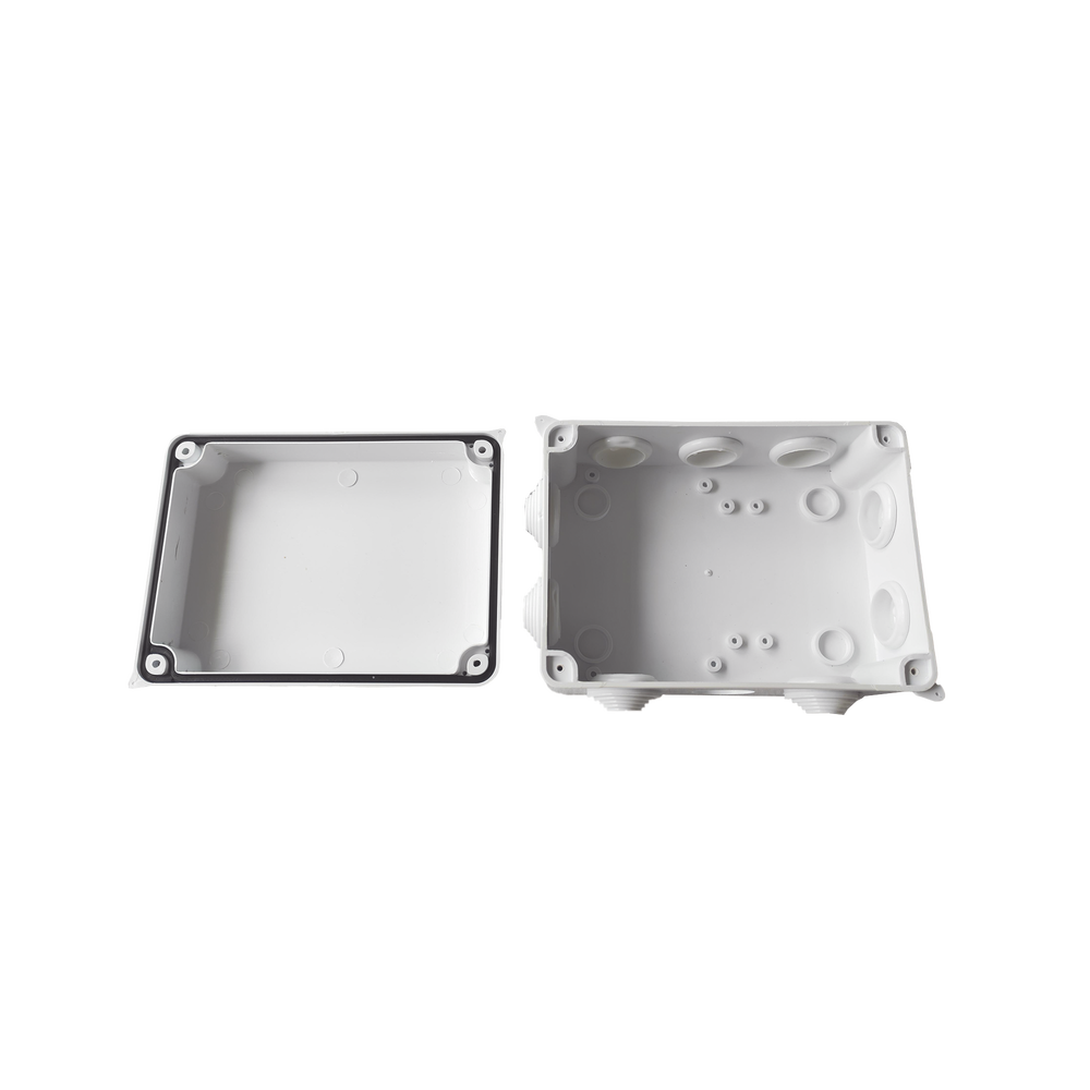 Caja de Derivación-Conexión para Exterior IP65 con 10 Entradas / 150 x 110 x 70 mm / Sellado Seguro con Empaque + 4 Tornillos / Resiste Agua, Polvo y Sol Directo - Imagen 4