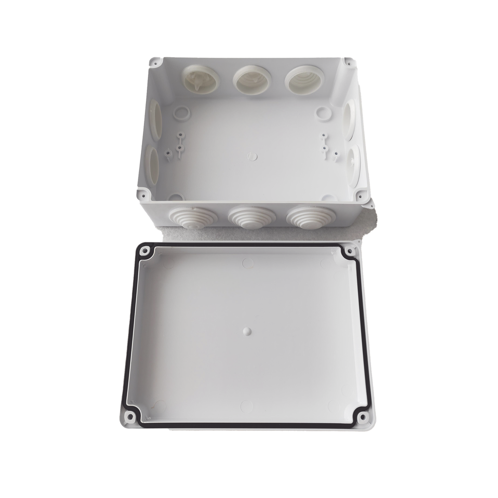 Caja de Derivación-Conexión para Exterior IP65 con 10 Entradas / 200 x 155 x 80 mm / Sellado Seguro con Empaque + 4 Tornillos / Resiste Agua, Polvo y Sol Directo - Imagen 4