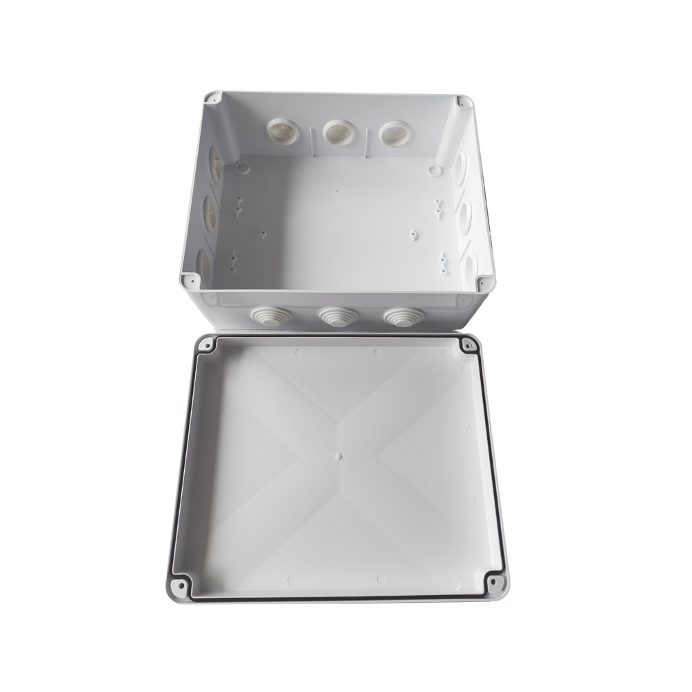 Caja de Derivación-Conexión para Exterior IP65 con 12 Entradas / 300 x 250 x 120 mm / Sellado Seguro con Empaque + 4 Tornillos / Resiste Agua, Polvo y Sol Directo - Imagen 3