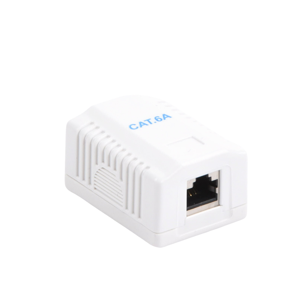 Caja de Pared con 1 Puerto, Incluye 1 Jack STP Cat6A - Imagen 3