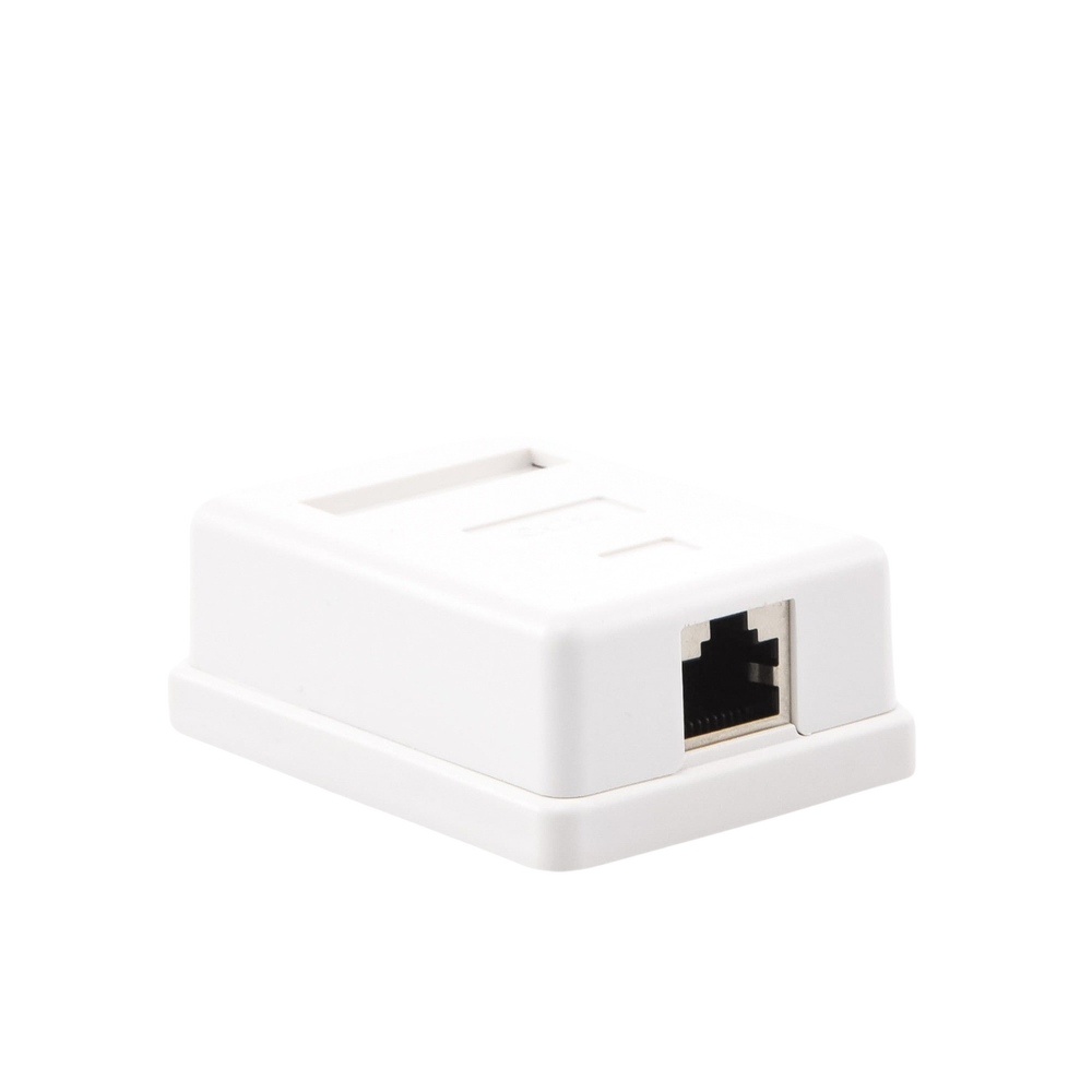 Caja de Pared con 1 Puerto Keystone, Incluye Jack STP Cat5e - Imagen 3