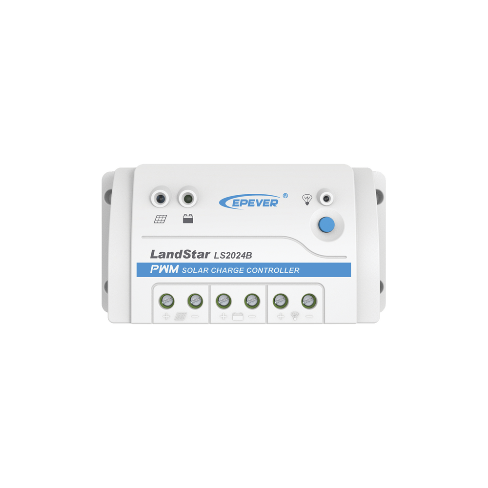 Controlador Solar PWM / 20A / 12/24V / RS-485 / Baterías Gel-AGM-Selladas / Parámetros Configurables
