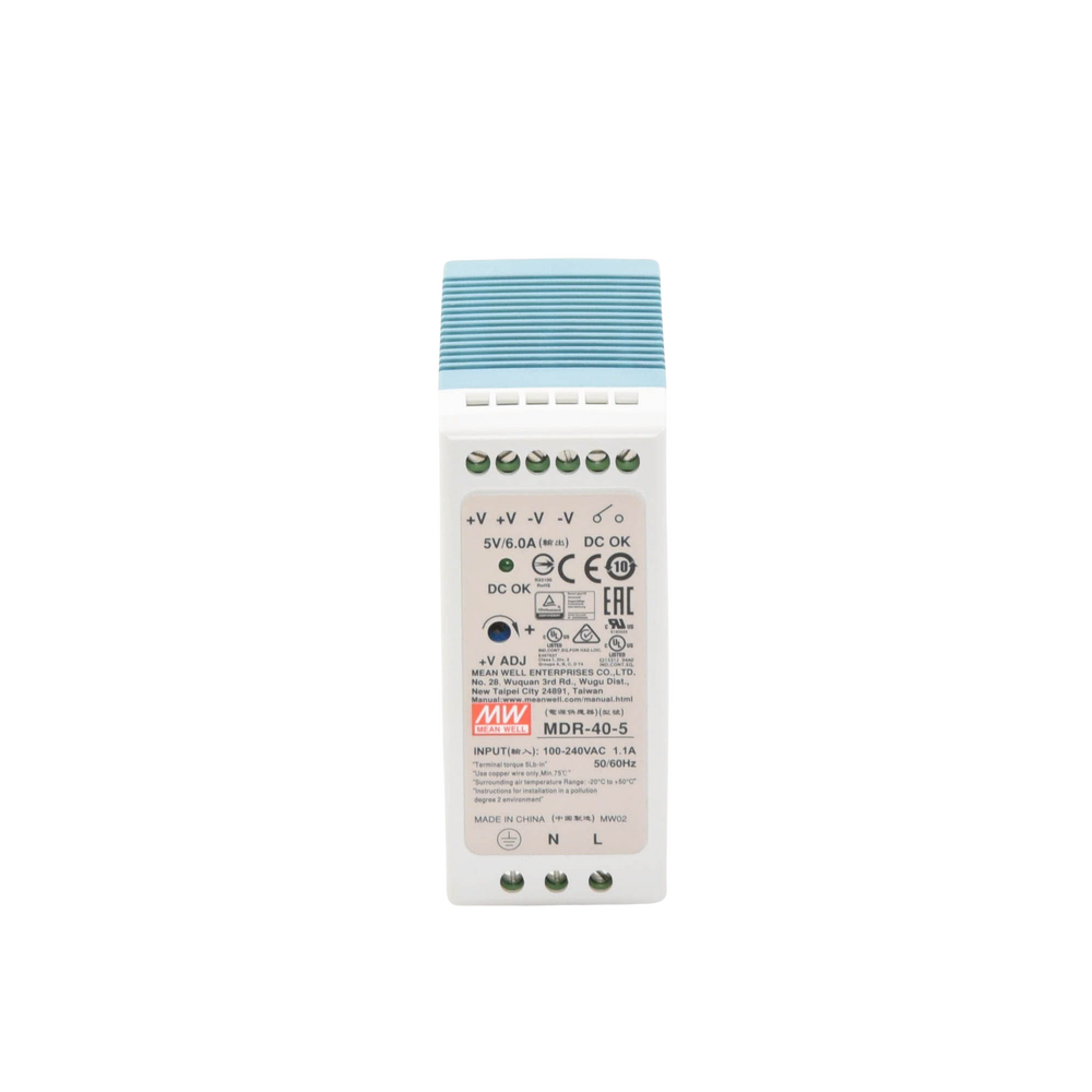 Fuente de poder Industrial Riel Din 5Vcc, 40W - Imagen 5