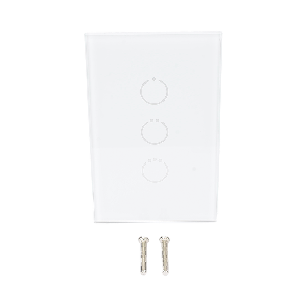 (ZWAVE) Interruptor On/Off panel táctil touch inalámbrico Zwave Plus 3 botones. Compatible con Hubitat HC8, Álula M2M, otro - Imagen 3