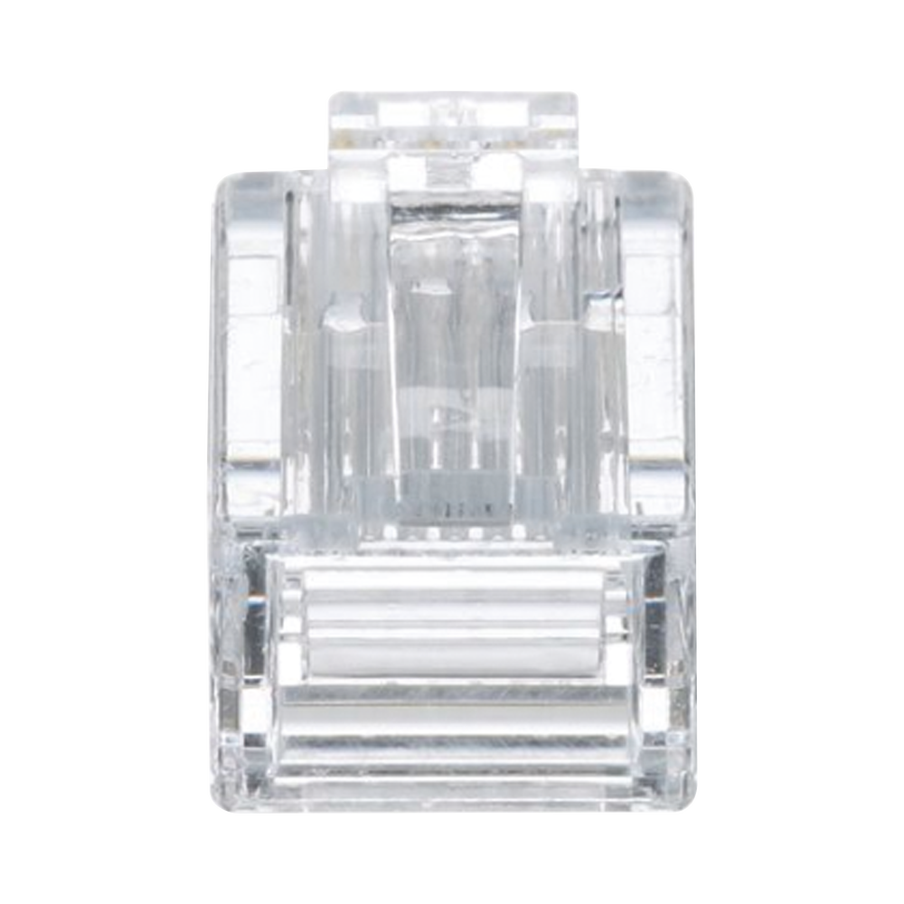 Plug RJ45 Cat5e, Para Cable UTP de Calibres 24-26 AWG, Chapado en Oro de 50 Micras, Paquete de 50 Piezas - Imagen 4