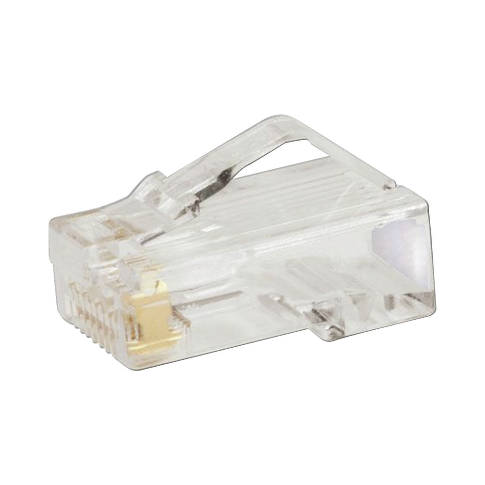 Plug RJ45 Cat5e, Para Cable UTP de Calibres 24-26 AWG, Chapado en Oro de 50 Micras, Paquete de 50 Piezas - Imagen 5