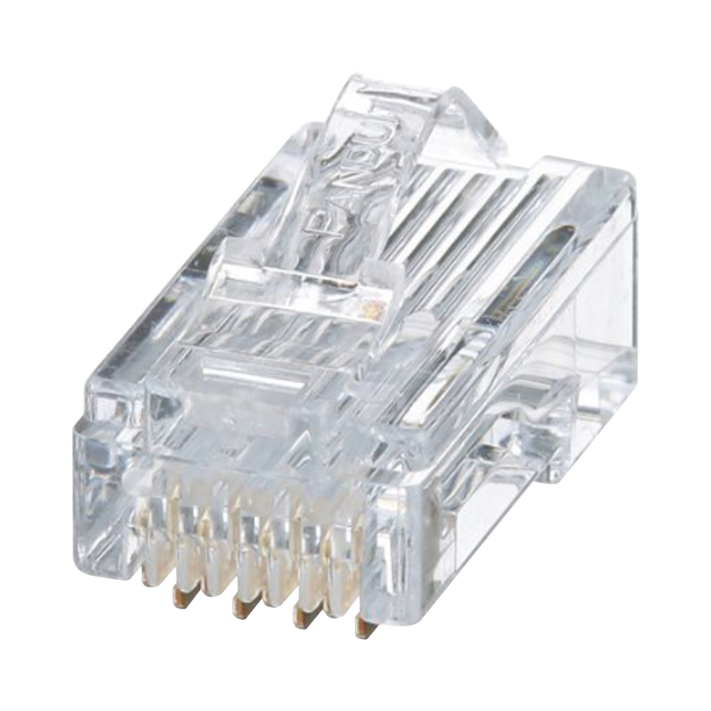 Plug RJ45 Cat5e, Para Cable UTP de Calibres 24-26 AWG, Chapado en Oro de 50 Micras, Paquete de 50 Piezas - Imagen 6