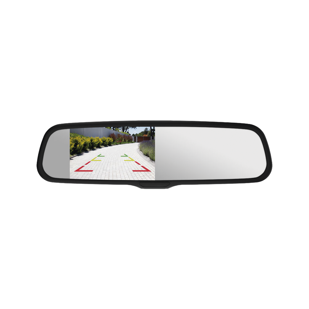 Espejo retrovisor con Pantalla LCD con atenuación automática cuenta con entradas de video duales