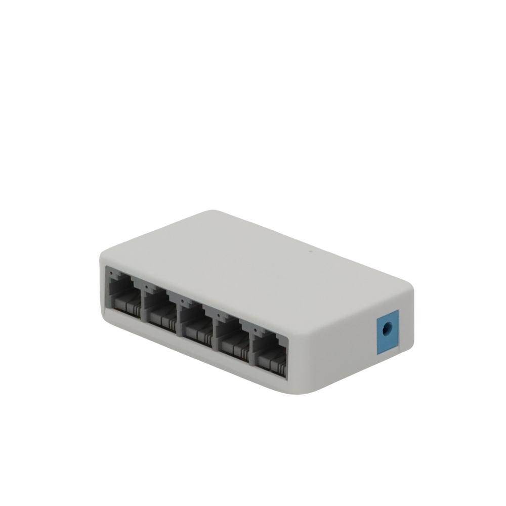 Switch NO Administrable / Para escritorio / 5 puertos 10/100 Mbps / Diseño Compacto / Plug and Play - Imagen 5