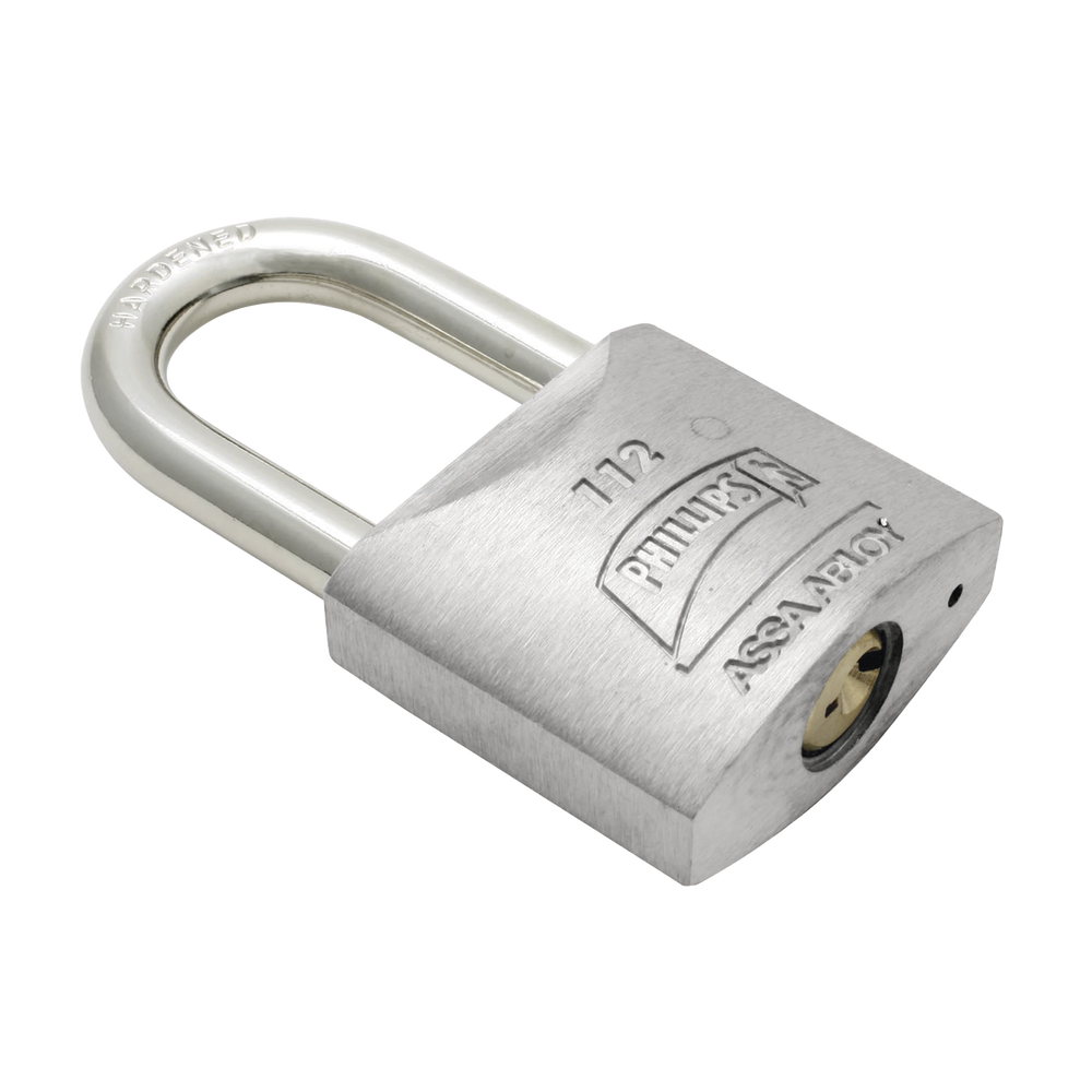 Candado Metálico de Gancho Largo / Llave PH-32 para 4 pernos de combinación / Cuenta con barreno para salida de agua.