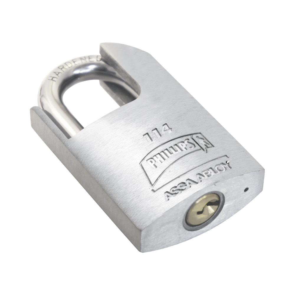 Candado Metálico Robusto para Puertas / Llave PH-52 para 5 pernos de combinación / Diseño Anti-palanca con Gancho Protegido.