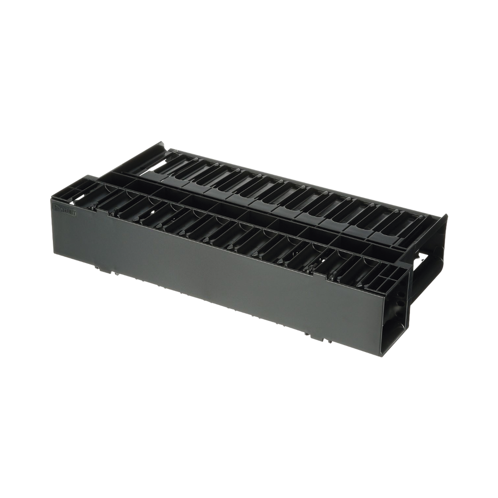 Organizador de Cables Horizontal NetManager, Doble (Frontal y Posterior), Para Rack de 19in, 2UR - Imagen 4