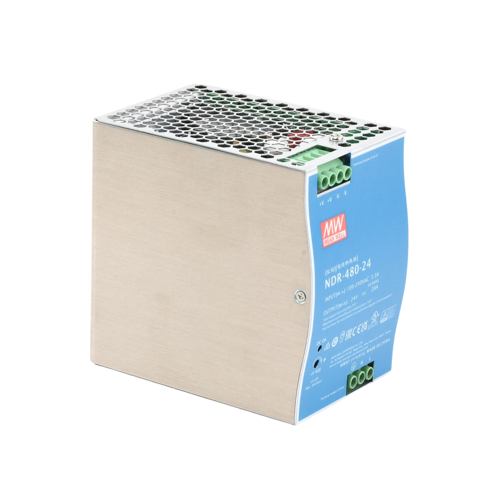 Fuente de poder industrial para riel DIN / 480W / 24Vcc / 20A / Entrada: 100-240Vca - Imagen 4