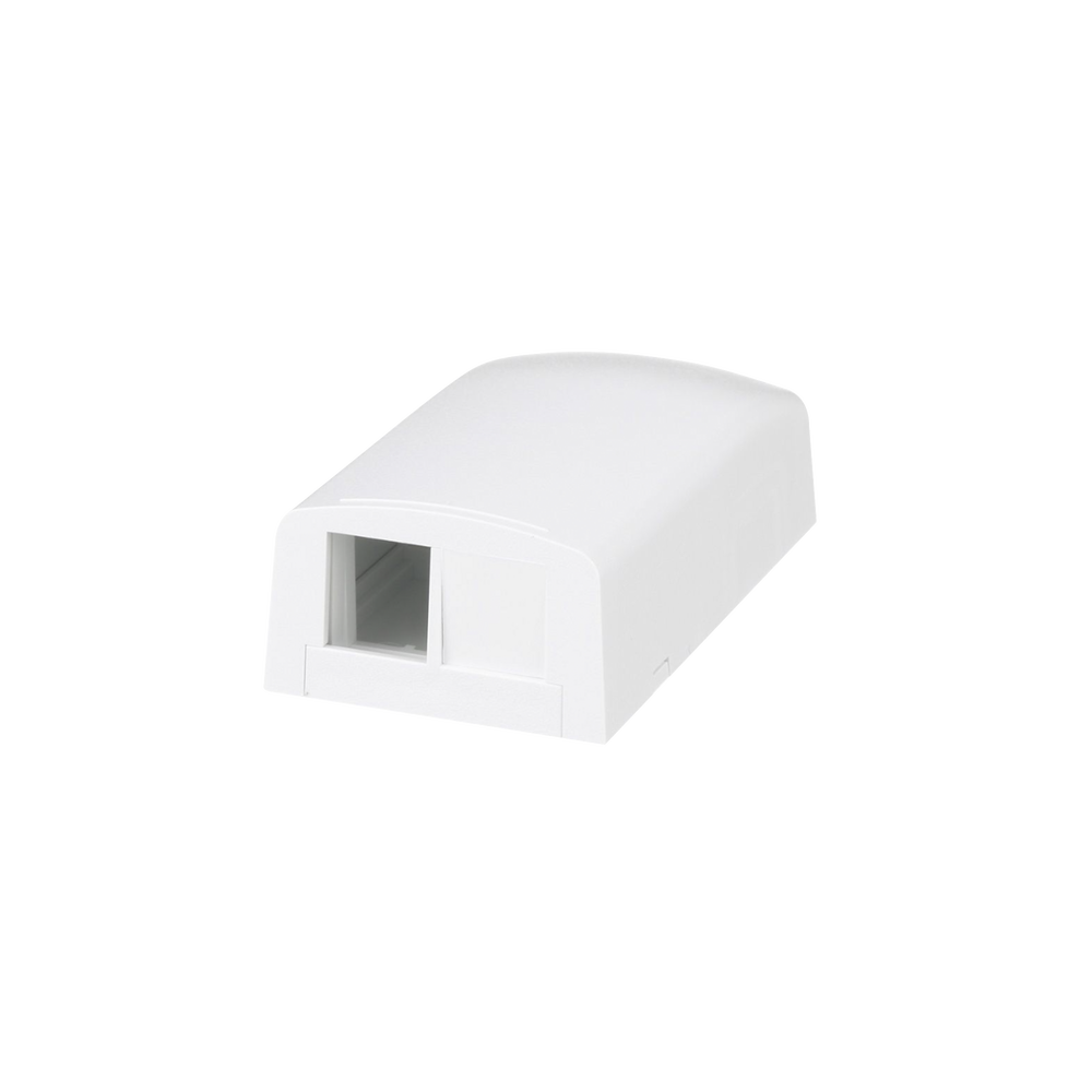 Caja de Montaje en Superficie, Para 2 Módulos Keystone, Color Blanco - Imagen 3