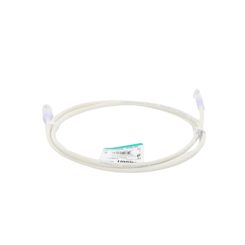Cable de Parcheo UTP Categoría 6, con Plug Modular en Cada Extremo - 1.5 Metros (4.92 Pies) - Blanco Mate - Imagen 3