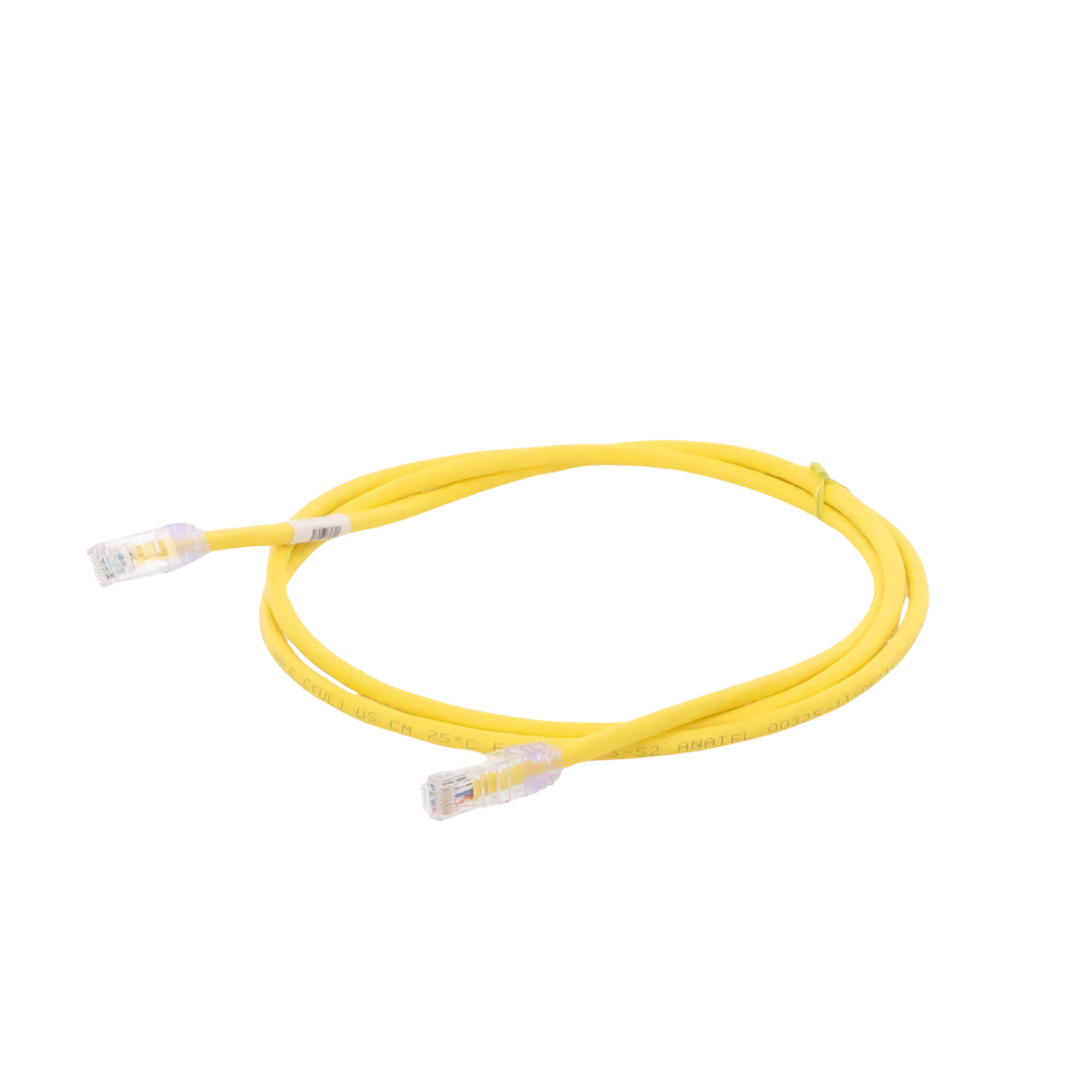 Cable de Parcheo UTP Categoría 6, con Plug Modular en Cada Extremo - 1.5 Metros (4.92 Pies) - Amarillo - Imagen 3