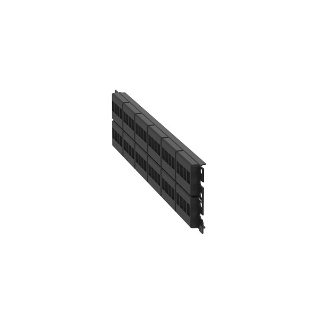 Panel de Parcheo Modular Keystone (Sin Conectores), de 48 Puertos, Identificación con Etiqueta Adhesiva, 2UR - Imagen 3