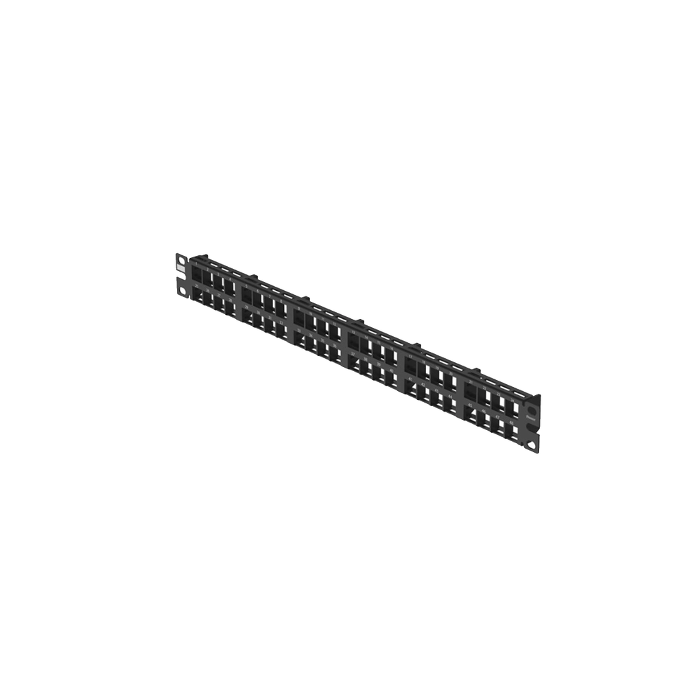 Panel de Parcheo Modular de Alta Densidad, Keystone (Sin Conectores), Identificación con Etiqueta Adhesiva, de 48 Puertos en 1 UR - Imagen 3