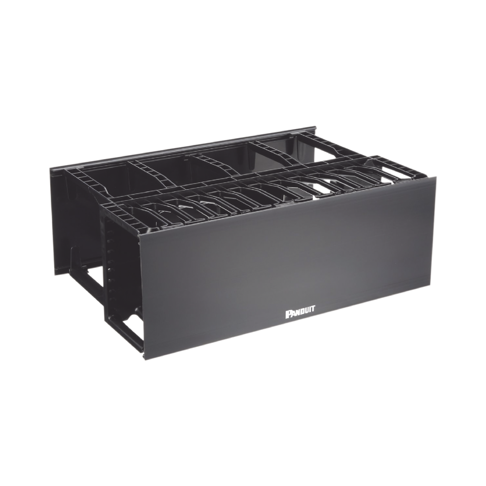 Organizador de Cables Horizontal NetManager de Alta Densidad, Doble (Frontal y Posterior), Para Rack de 19in, 4UR - Imagen 3