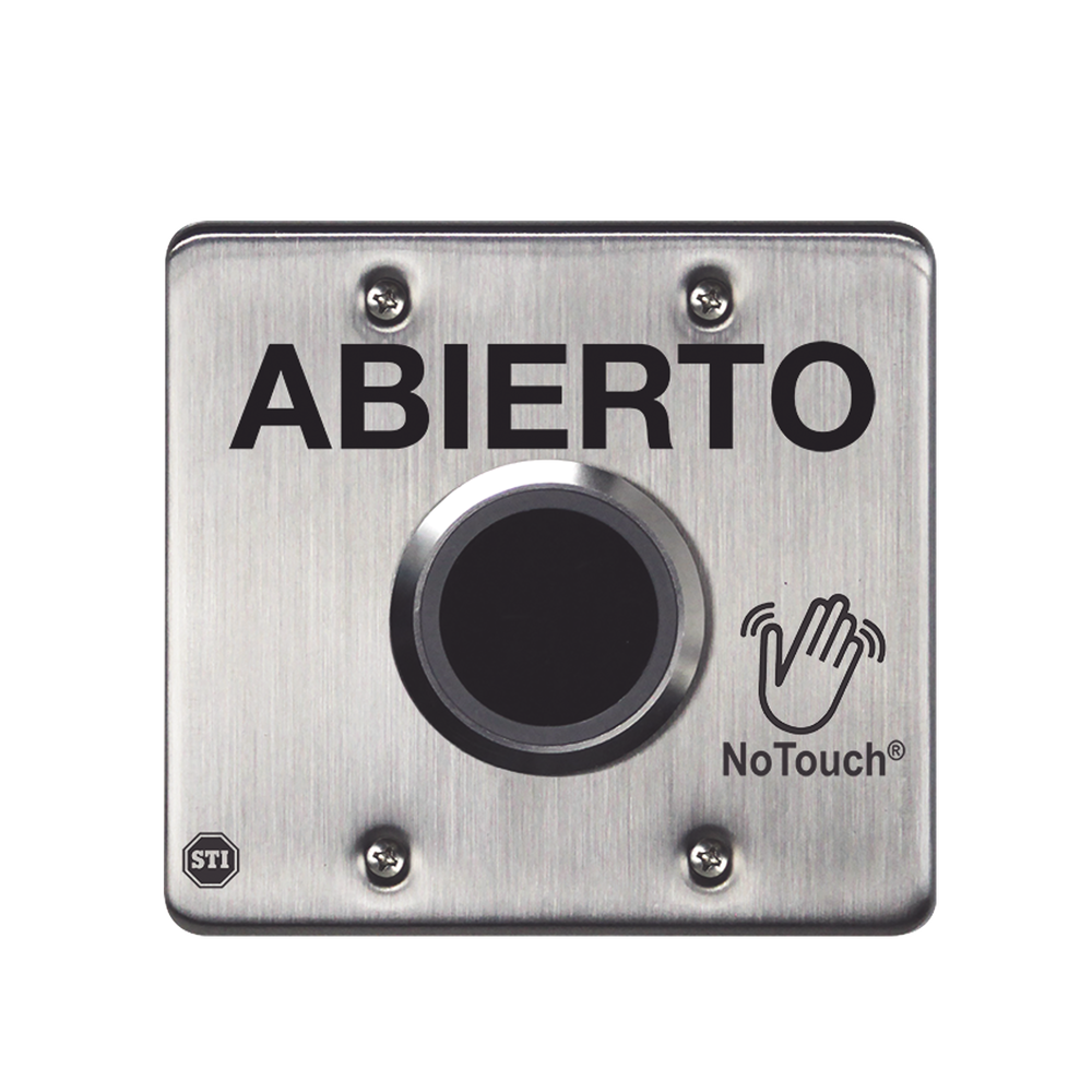 Interruptor IR NoTouch® de Acero Inoxidable, Salida Doble, ABIERTO - Imagen 3