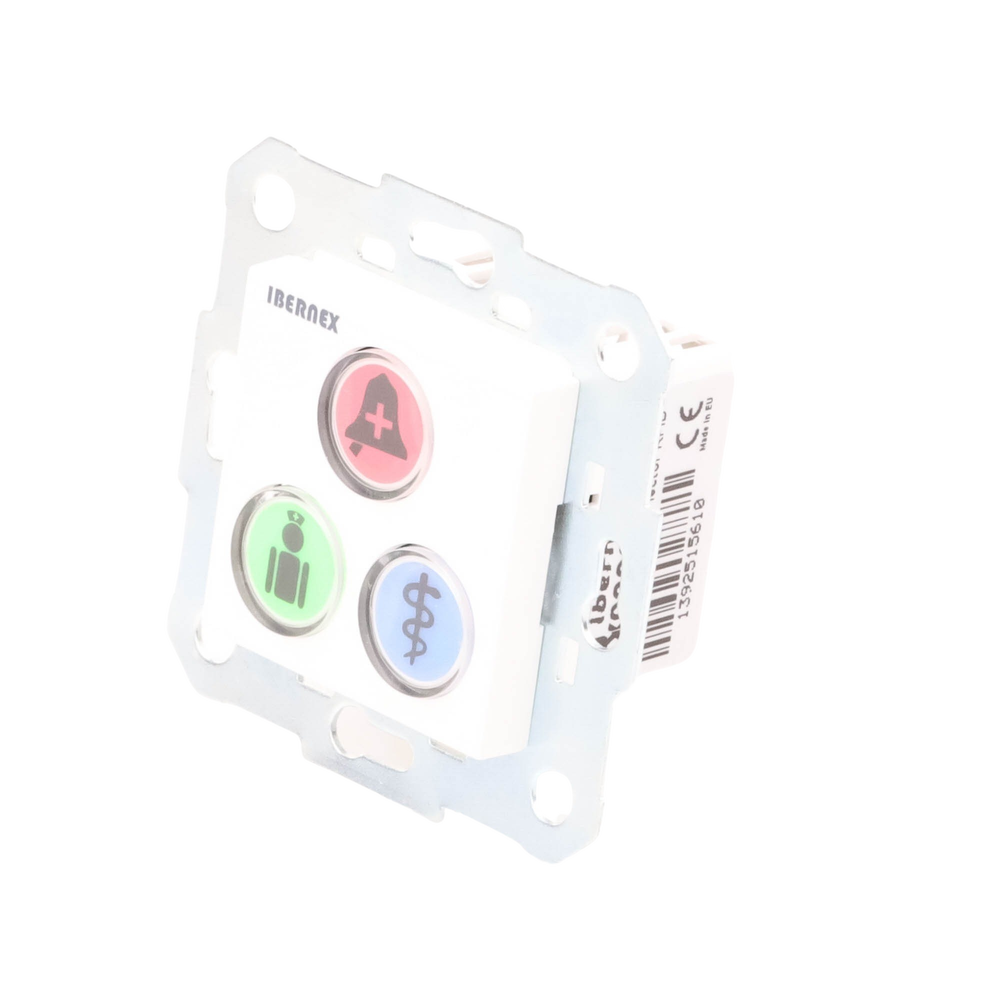 Modulo de 3 Botones iluminados con Lector RFID 125 KHz / Alarma / Cancelar y Código Azul / BUS RS485 / Compatible con NX0019/B, NX1021 y NX0015 - Imagen 5