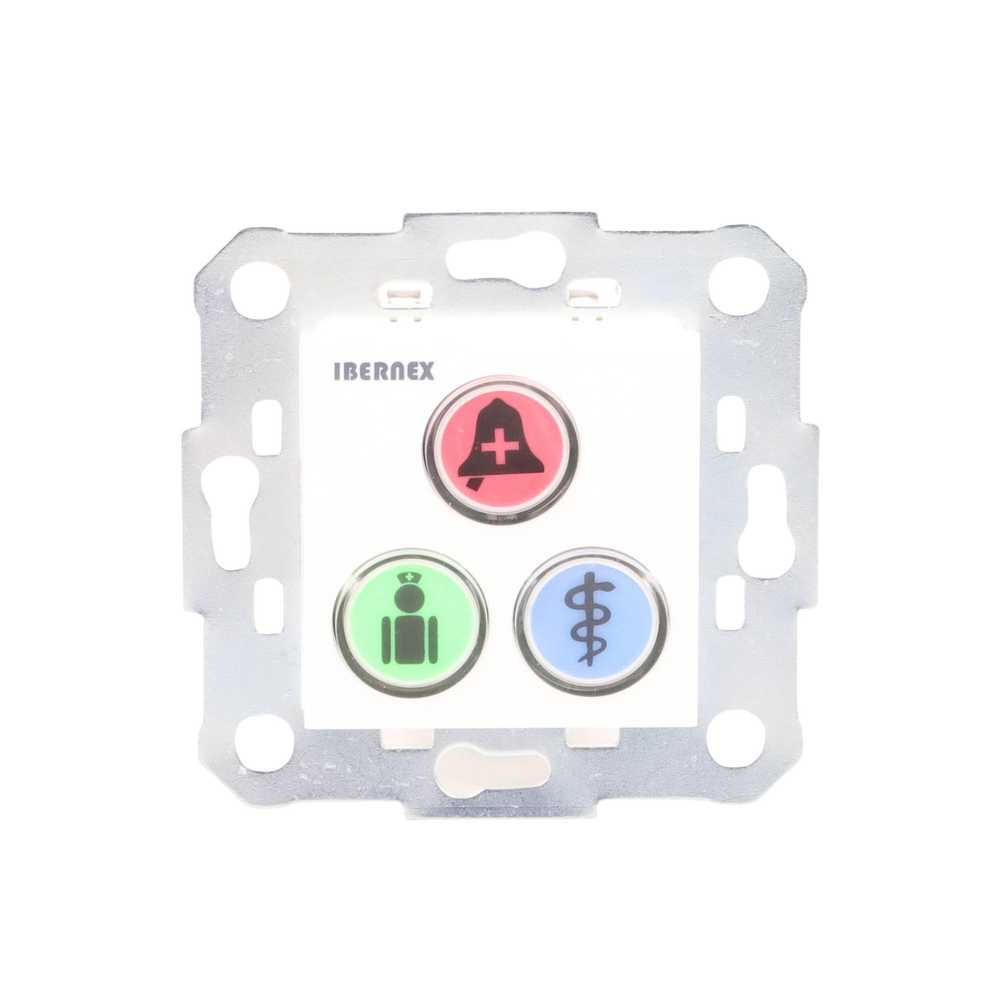 Modulo de 3 Botones iluminados con Lector RFID 125 KHz / Alarma / Cancelar y Código Azul / BUS RS485 / Compatible con NX0019/B, NX1021 y NX0015 - Imagen 6