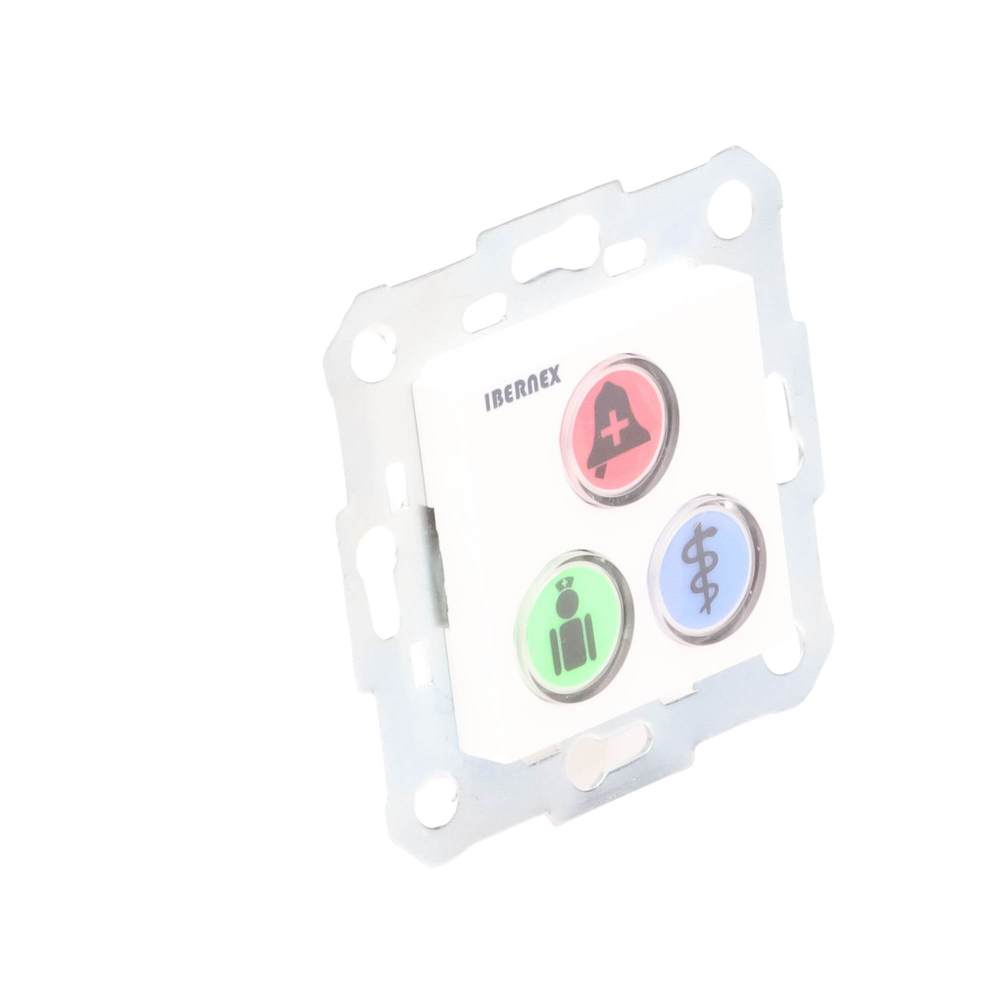 Modulo de 3 Botones iluminados con Lector RFID 125 KHz / Alarma / Cancelar y Código Azul / BUS RS485 / Compatible con NX0019/B, NX1021 y NX0015 - Imagen 7
