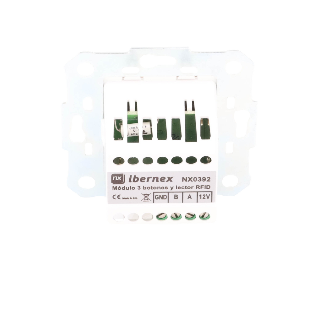Modulo de 3 Botones iluminados con Lector RFID 125 KHz / Alarma / Cancelar y Código Azul / BUS RS485 / Compatible con NX0019/B, NX1021 y NX0015 - Imagen 8