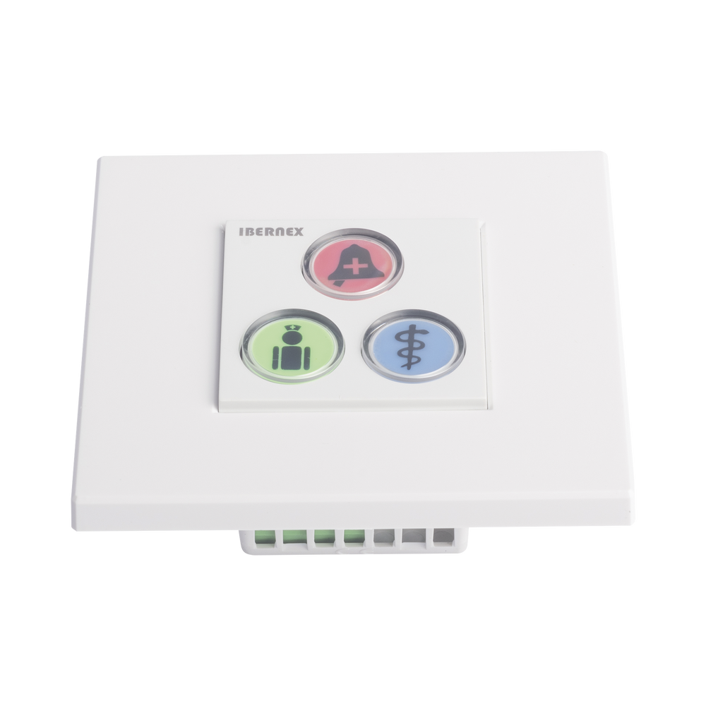Modulo de 3 Botones iluminados con Lector RFID 125 KHz / Alarma / Cancelar y Código Azul / BUS RS485 / Compatible con NX0019/B, NX1021 y NX0015 - Imagen 2