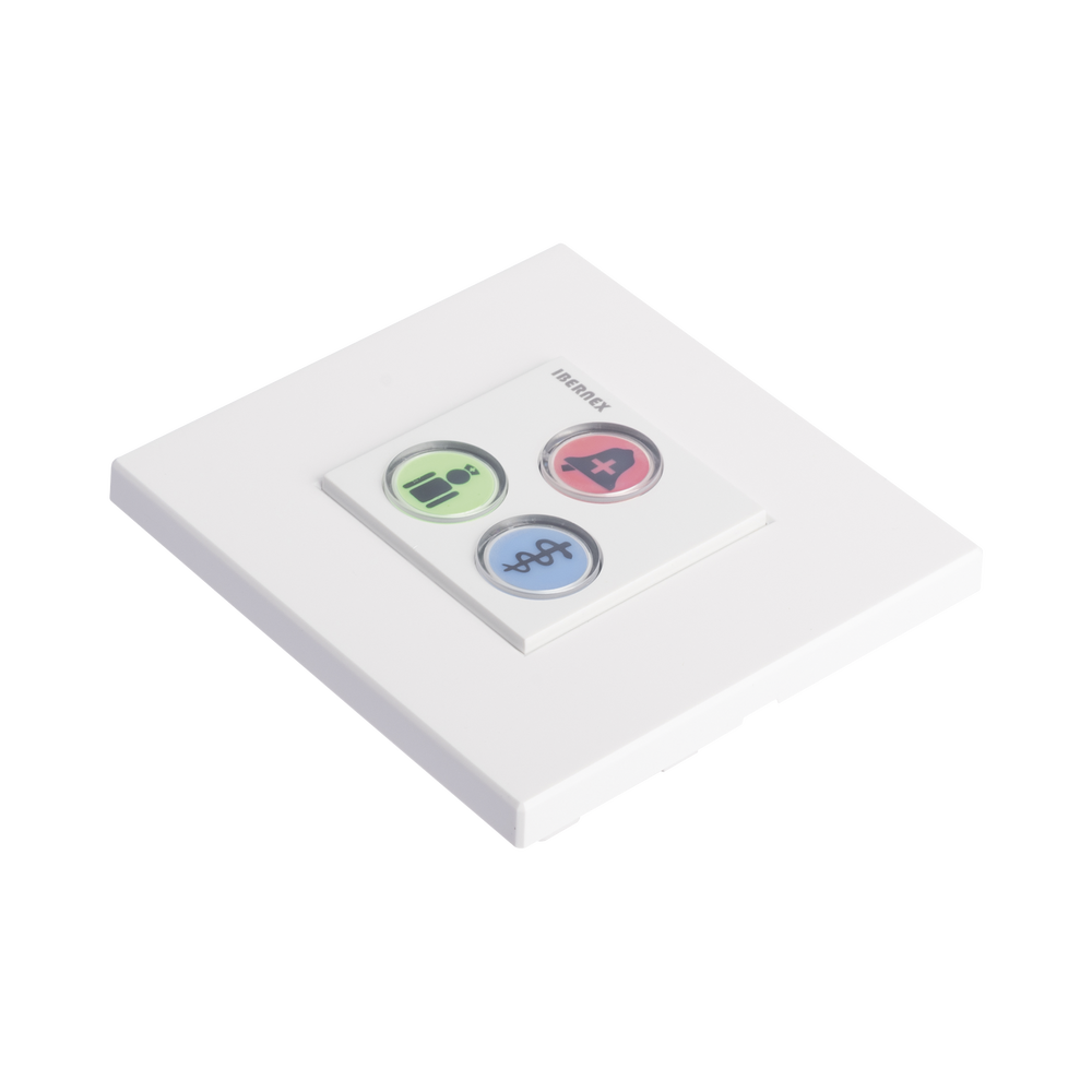 Modulo de 3 Botones iluminados con Lector RFID 125 KHz / Alarma / Cancelar y Código Azul / BUS RS485 / Compatible con NX0019/B, NX1021 y NX0015 - Imagen 3