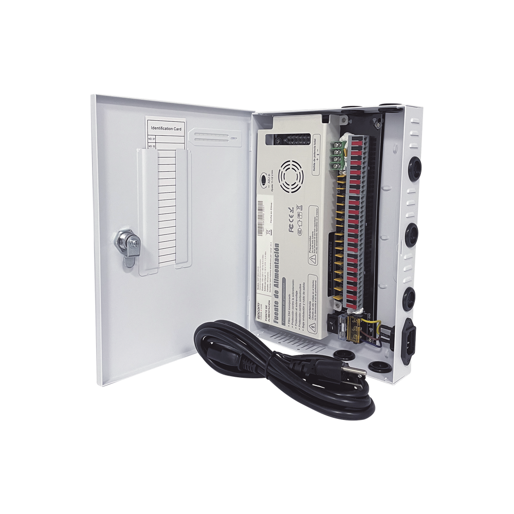 Fuente / 11-15 V / 18 canales / 20 A / Alta tecnología en seguridad / Doble ventilador / Hasta 1.8 Amperes por Salida / Filtro de ruido por canal / Diseño de alta gama. - Imagen 6