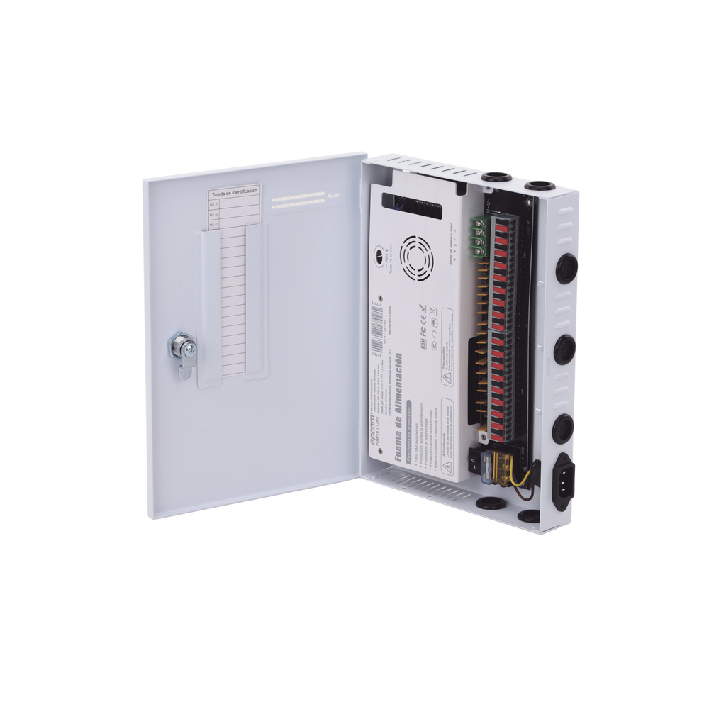 Fuente / 11-15 V / 18 canales / 20 A / Alta tecnología en seguridad / Doble ventilador / Hasta 1.8 Amperes por Salida / Filtro de ruido por canal / Diseño de alta gama. - Imagen 7