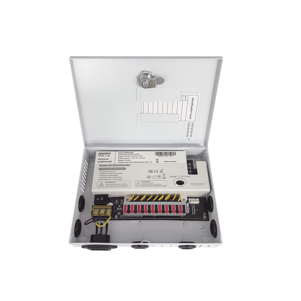 Fuente / 11-15 V / 9 canales / 16 A / Alta tecnología en seguridad / Doble ventilador / Hasta 1.8 Amperes por Salida / Filtro de ruido por canal / Diseño de alta gama. - Imagen 4
