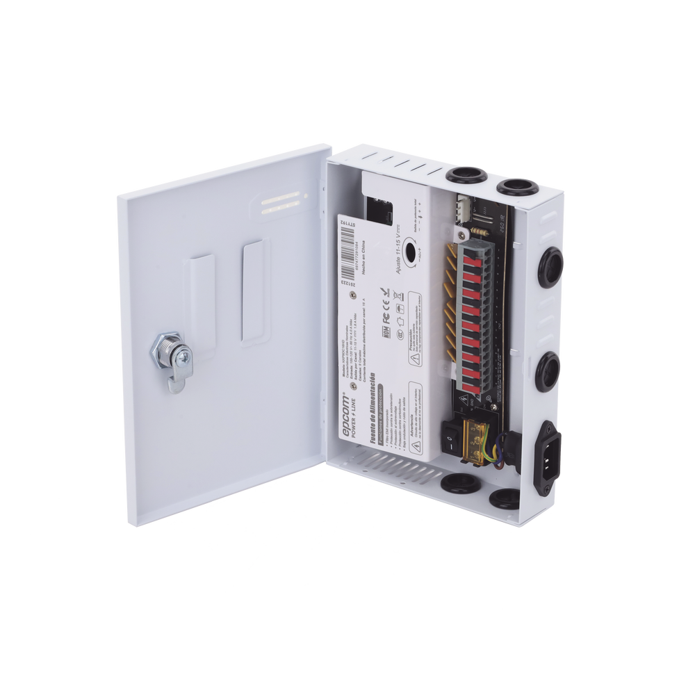 Fuente / 11-15 V / 9 canales / 16 A / Alta tecnología en seguridad / Doble ventilador / Hasta 1.8 Amperes por Salida / Filtro de ruido por canal / Diseño de alta gama. - Imagen 9