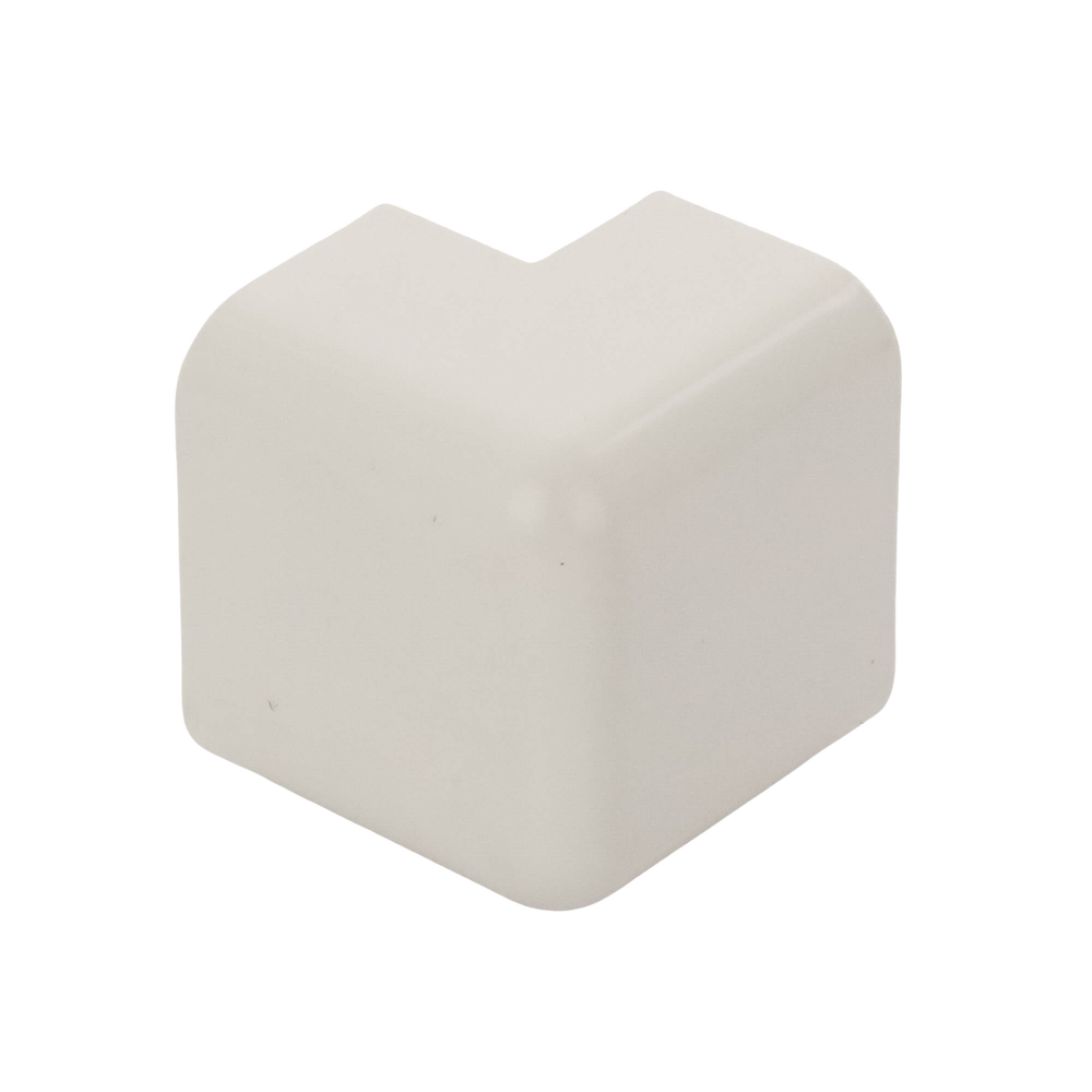 Esquinero exterior, para uso con canaleta LD10, material ABS, Color Blanco Mate - Imagen 4