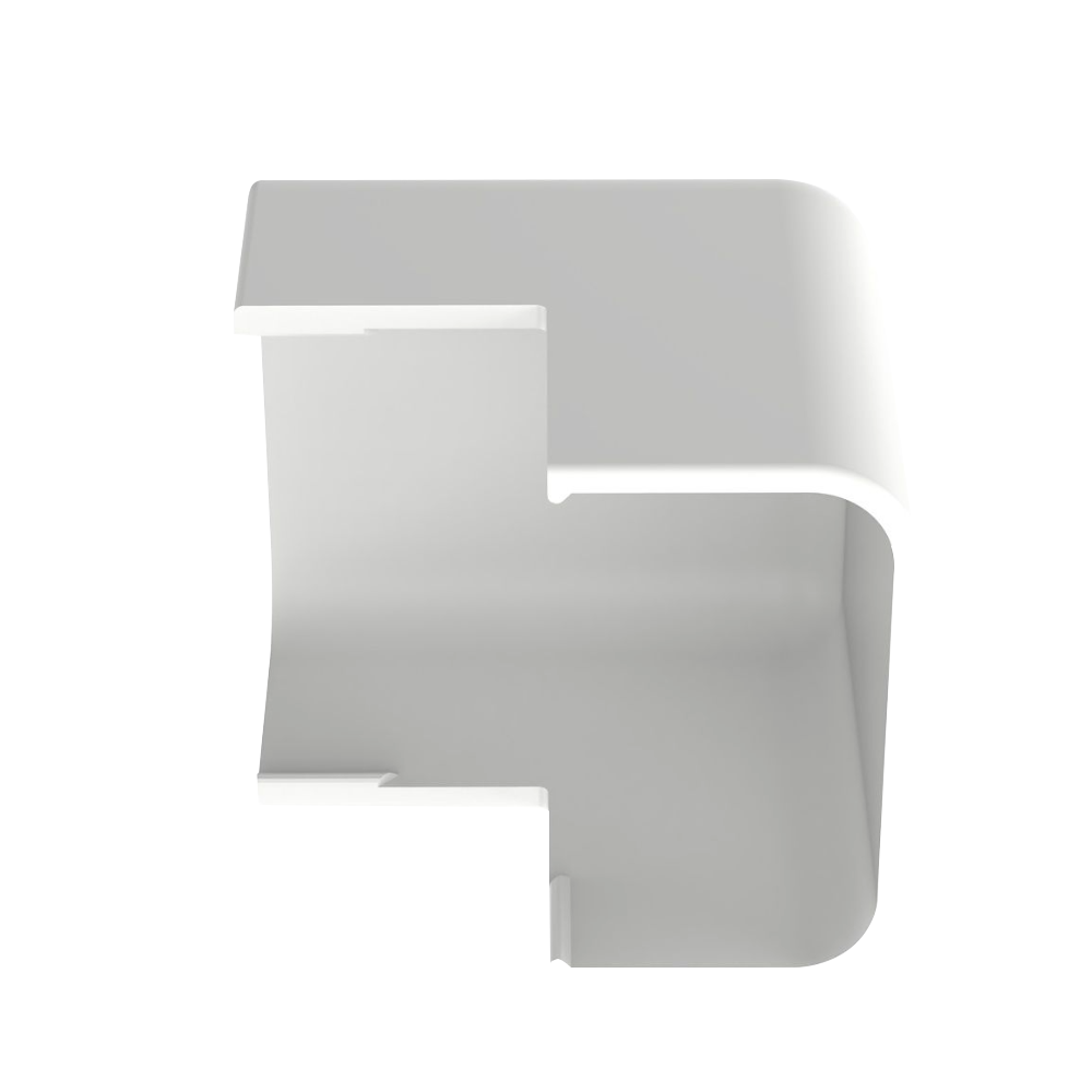 Esquinero exterior, para uso con canaleta LD10, material ABS, Color Blanco - Imagen 4