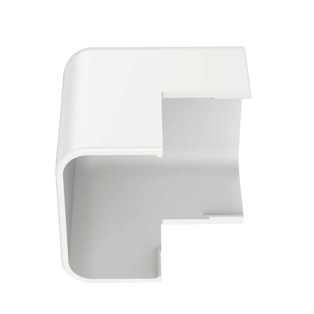 Esquinero exterior, para uso con canaleta LD10, material ABS, Color Blanco - Imagen 3
