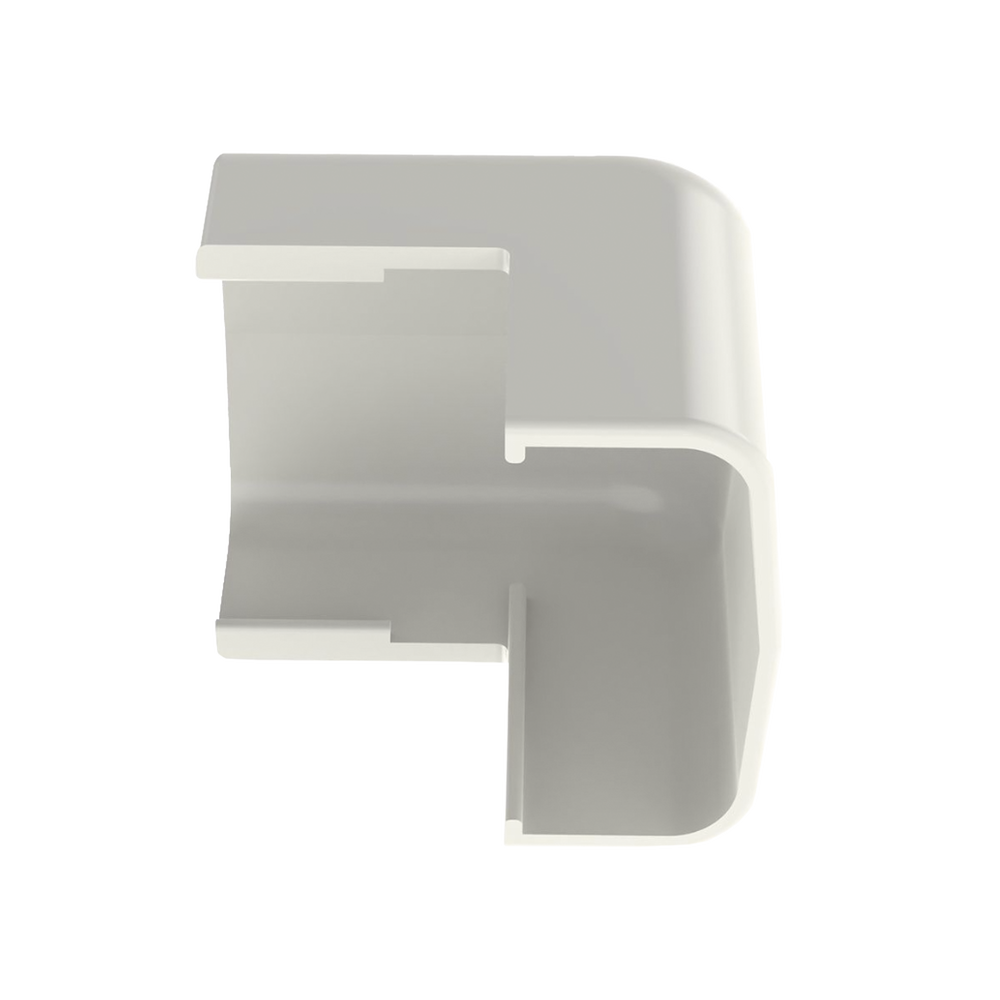 Esquinero exterior, para uso con canaleta LD5, material ABS, Color Blanco Mate - Imagen 4