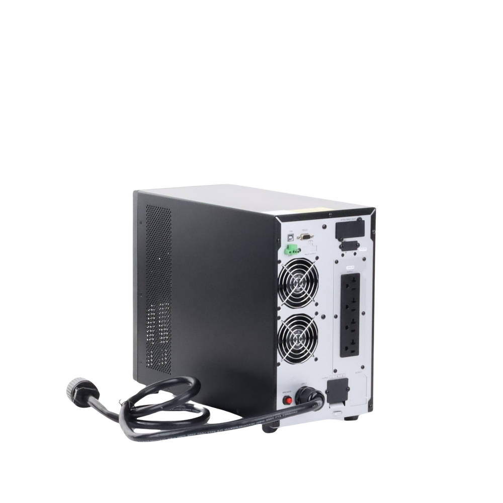 UPS de 3000 VA/2700 W, Online Doble Conversión, Entrada 120 Vca NEMA L5-30P, Onda Senoidal Pura, Tipo Torre, Con 4 Tomas NEMA 5-20R y 1 Block Hardwired - Imagen 4