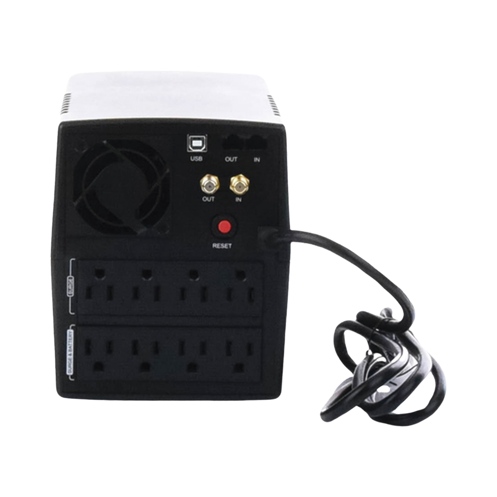 UPS de 1500 VA/900 W, Topología Línea Interactiva, Entrada 120 Vca NEMA 5-15P, y 8 Salidas NEMA 5-15R, Con Regulador de Voltaje (AVR) - Imagen 5