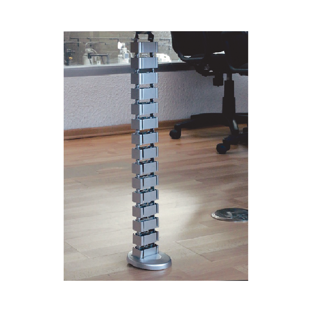 Organizador de Cables Vertical Articulado, Ideal para Llevar los Cables del Piso a Mesa o a la Cubierta del Escritorio de Manera Segura - Imagen 3