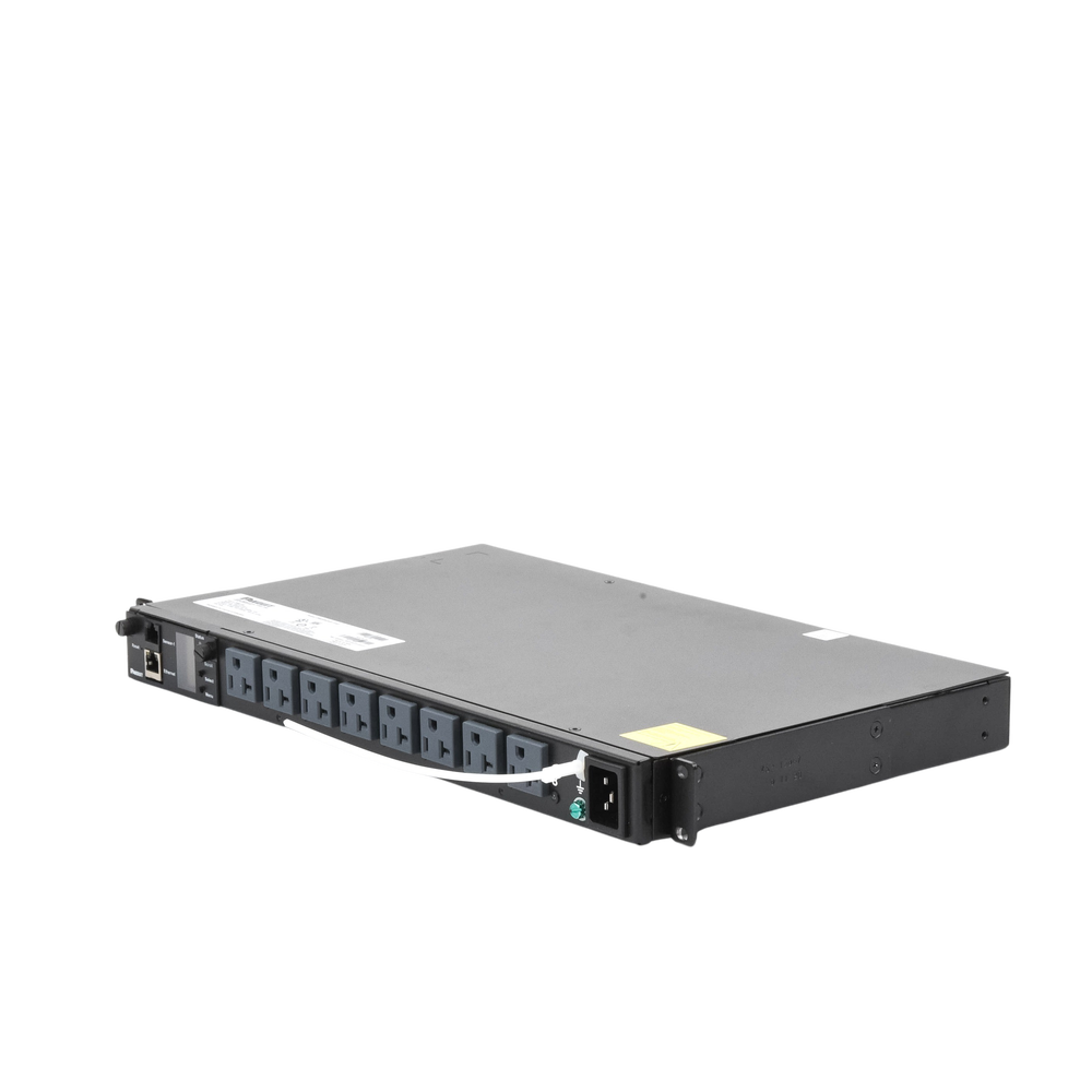 PDU Switchable y Monitoreable por Toma (MS) para Distribución de Energía, Enchufe de Entrada NEMA 5-15P, Con 8 Salidas 5-20R, Horizontal 19in, 120 Vca, 15 Amp, 1UR - Imagen 3